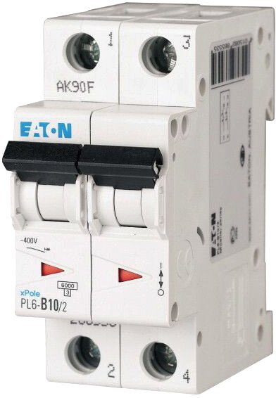 

Выключатель автоматический Eaton PL6 2P 10А С 6кА 2M 286565