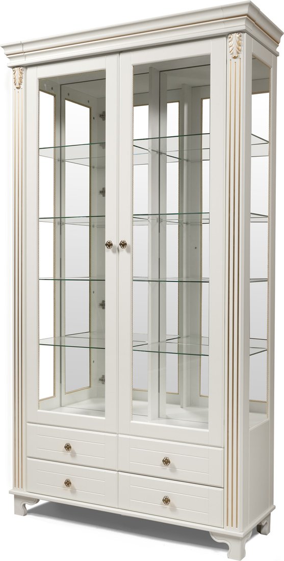 

Шкаф-витрина ФорестДекоГрупп Бьянка 2 дверный