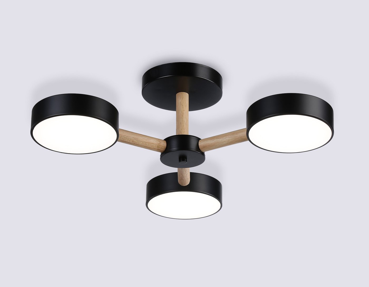 

Припотолочная люстра Ambrella light FL4823/3 BK