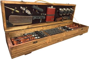 Набор шампуров Шелковый путь Адмиралтейский (17пр)