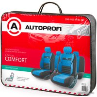 Комплект чехлов для сидений Autoprofi Comfort Combo CMB-1105 (черный/синий)