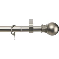 Карниз для штор Sundays Home Тиффани Раздвижной 25/28мм 1-рядный (сатин, 2-3.6м)