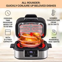 Аэрогриль (аэрофритюрница) Klarstein Combo Air (нержавеющая сталь)