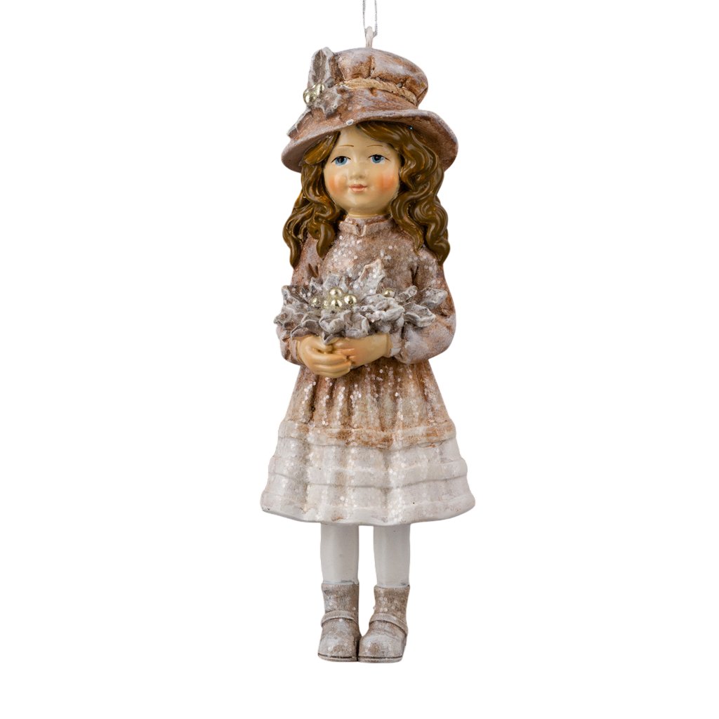 Елочная игрушка Erich Krause Decor. Девочка в шляпке 64551