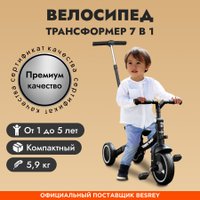 Детский велосипед Besrey BR-C718S (черный)