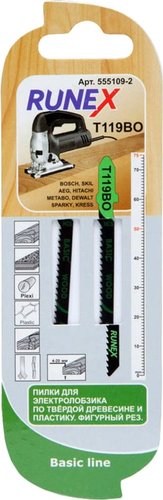 Пилка для лобзика Runex 555109-2 (2 шт)