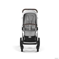 Коляска прогулочная «книга» Cybex Talos S Lux (SLV lava grey)