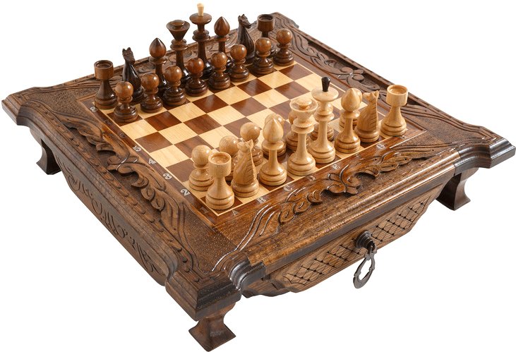 

Шахматы Haleyan kh101 (в ларце с ящиками)