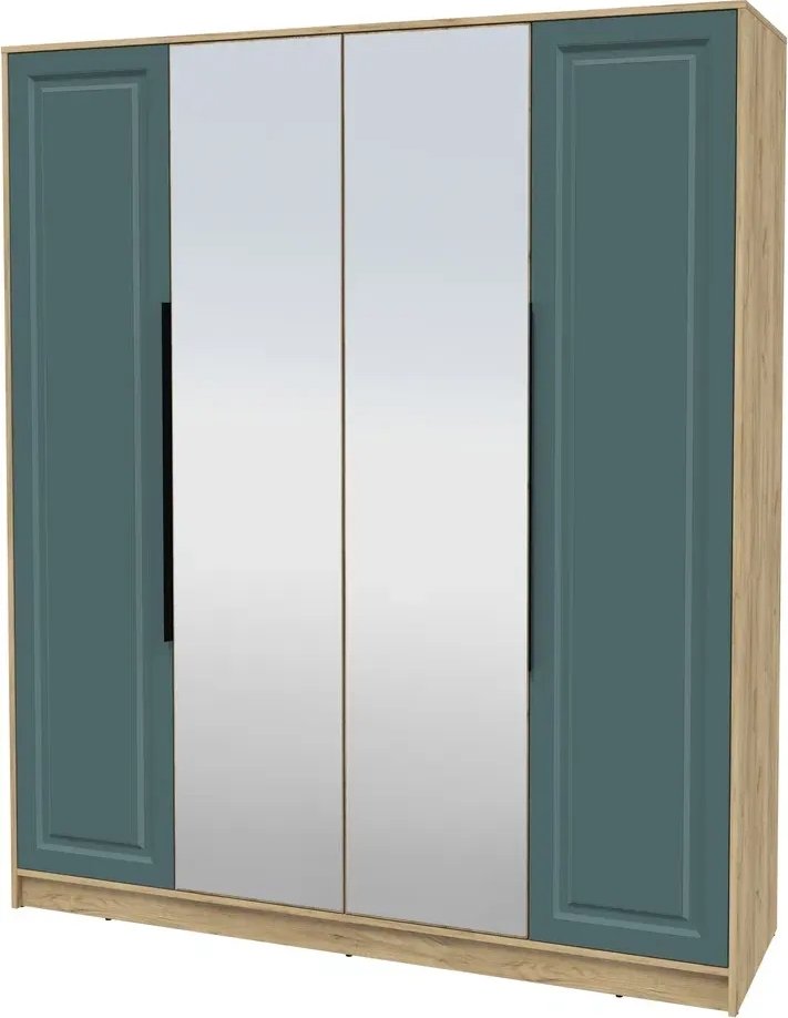 

Шкаф распашной Интерлиния Концепт КТ-Ш4з Деко (дуб золотой/верде)