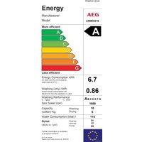 Стирально-сушильная машина AEG L8WBC61S