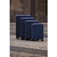 Чемодан-спиннер Solier STL1064 (S, синий)