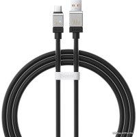 Кабель Baseus CoolPlay Series USB Type-A - USB Type-C (1 м, черный)