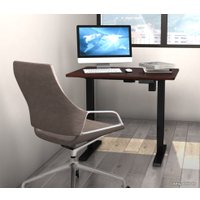 Стол для работы стоя ErgoSmart Electric Desk Compact (альпийский белый/черный)