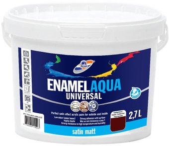 Эмаль Рижский лакокрасочный завод Enamel Aqua Universal База 1 2.7л
