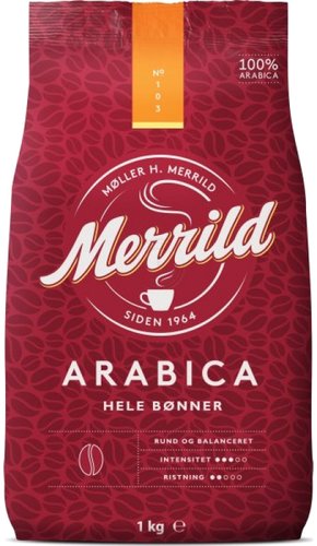 Кофе Merrild Arabica зерновой 1 кг