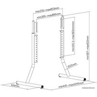 Подставка для телевизора Ultramounts UM505 (черный)