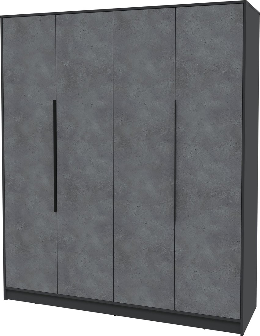 

Шкаф распашной Интерлиния Концепт КТ-Ш4 (бетон портленд/антрацит)