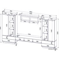 Горка Интерлиния Quartz-9 (дуб нокс/черный)
