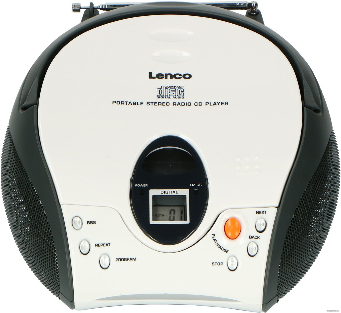 Магнитола Lenco SCD-24 (белый)