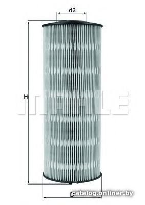 Масляный фильтр Mahle Knecht OX168D