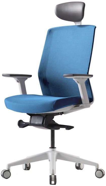 

Офисное кресло Bestuhl J1G120L (белая крестовина, синий)
