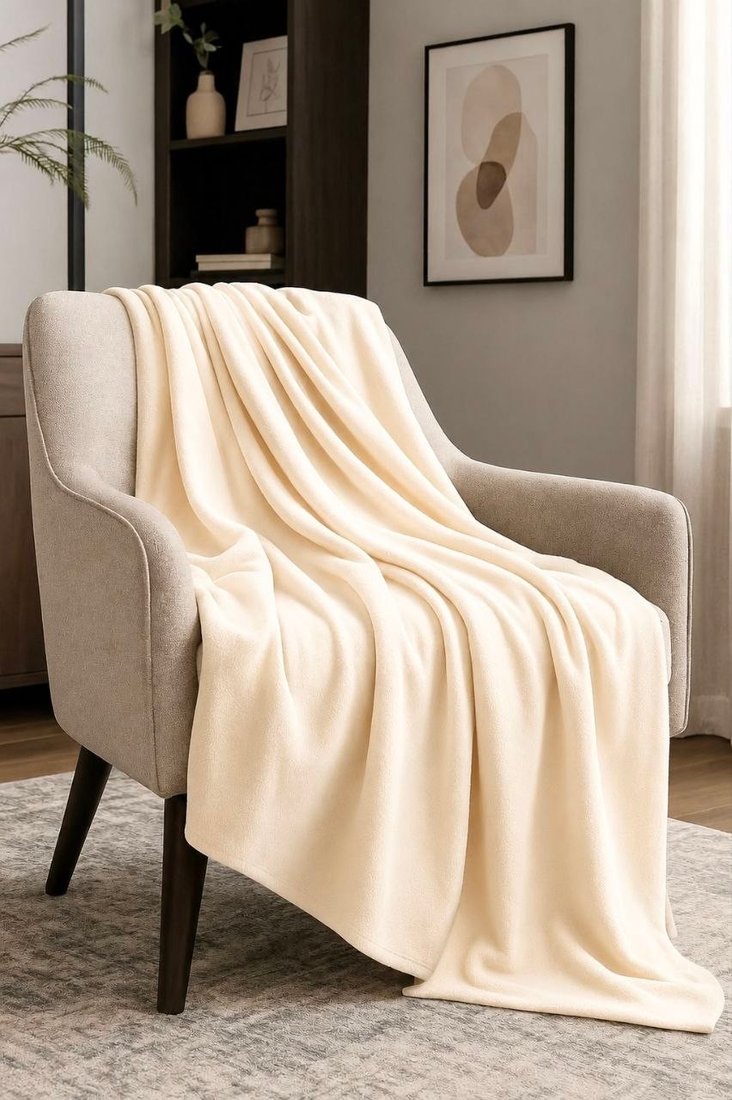 Плед Айронкей Флисовый Пл. 220х200 (молоко)