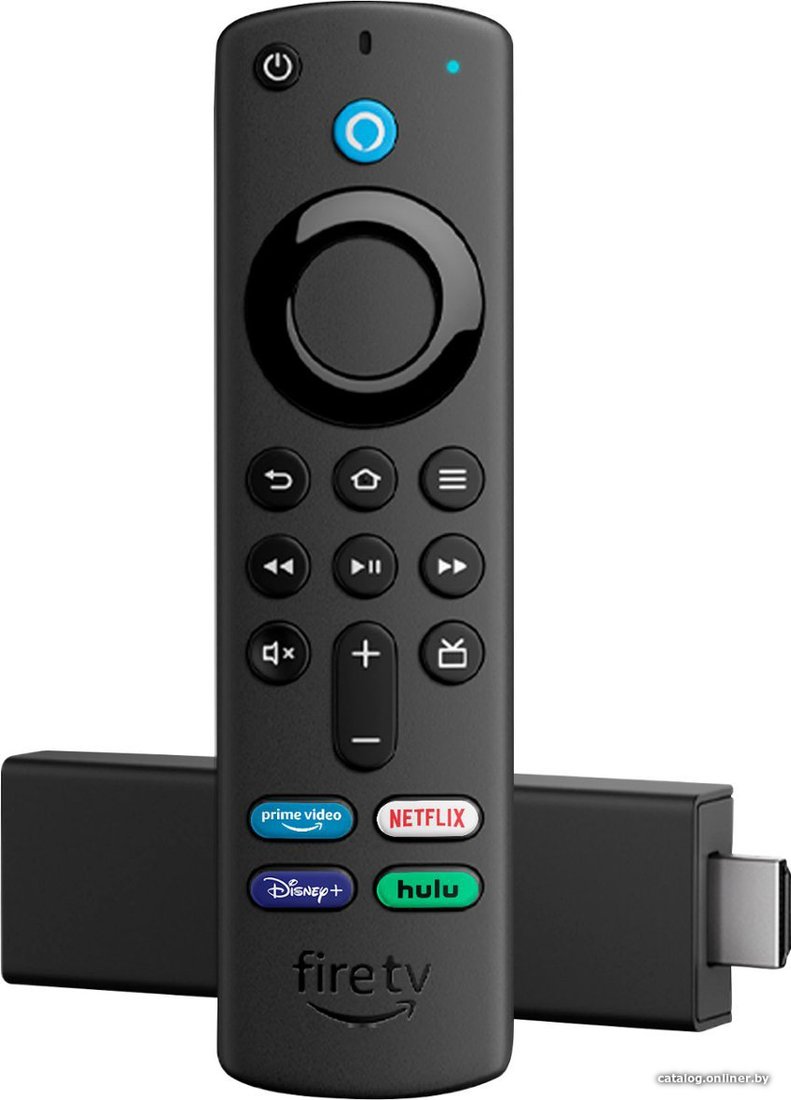 Смарт-приставка Amazon Fire TV Stick 4K (с пультом Alexa Voice 3-го поколения)
