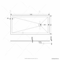 Душевой поддон RGW ST-0109W 16152910-01 90x100