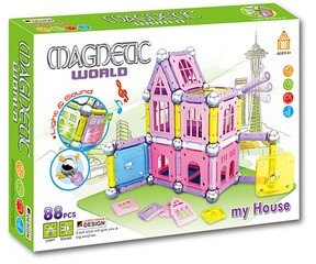 

Магнитный конструктор Sima-Land Дом 2425394