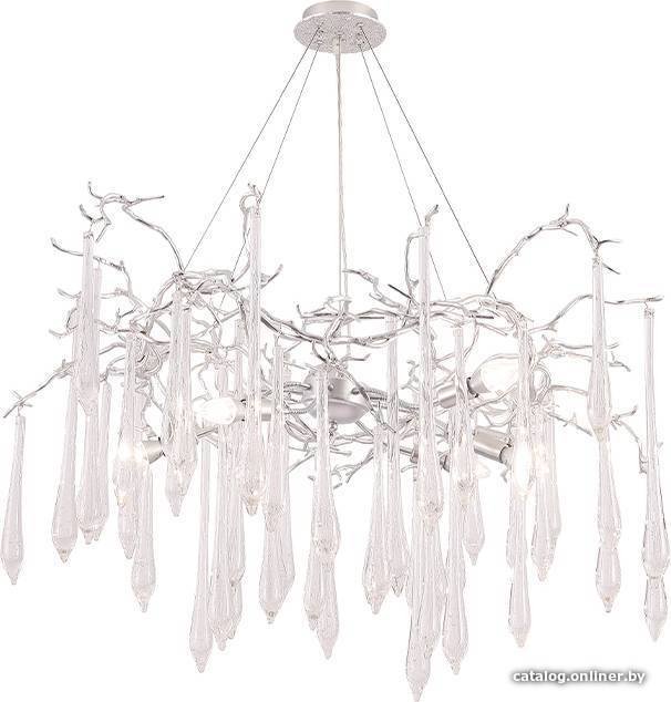 Подвесная люстра Crystal Lux Reina Sp8 D1000 Silver Patina