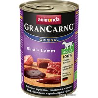 Консервированный корм для собак Animonda GranCarno Original Adult beef + lamb 0.8 кг