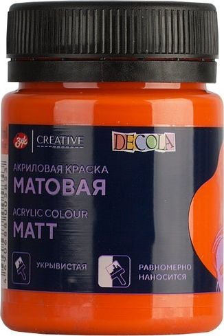 

Акриловая краска Невская палитра Декола 14328315 (50 мл, 315 оранжевая)