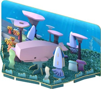 Магнитный конструктор Halftoys Ocean Кашалот с диорамой HO005