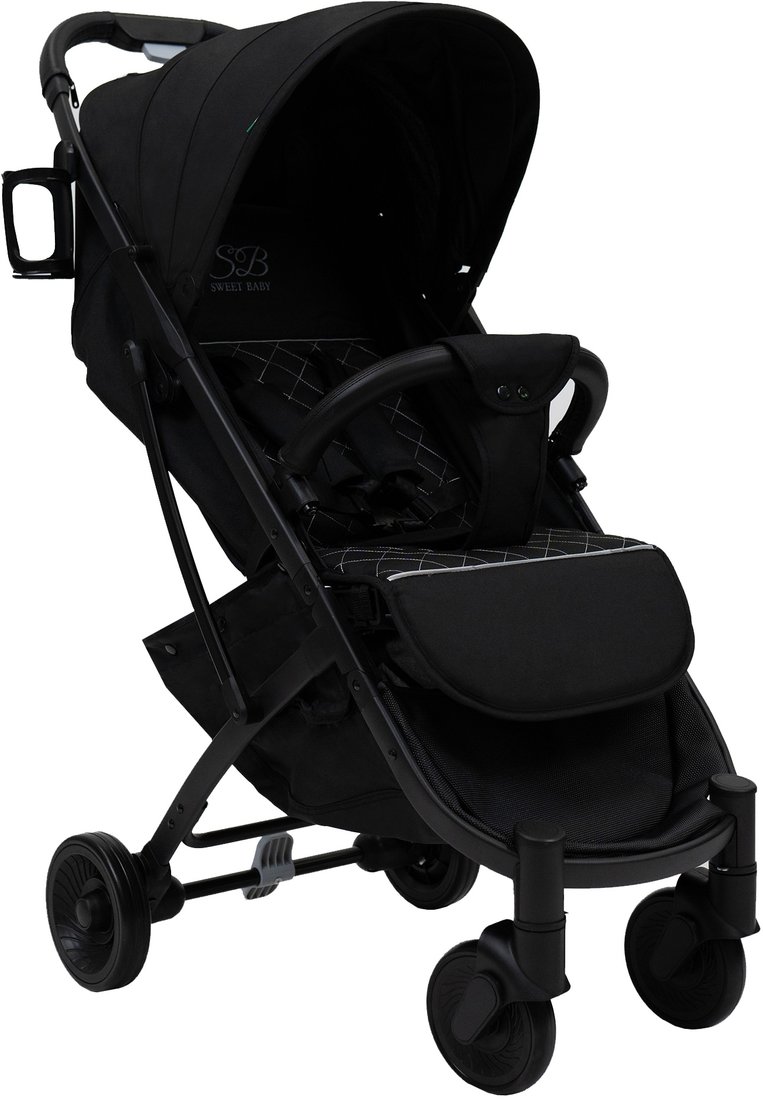 

Коляска прогулочная «книга» Sweet Baby Compatto (black)