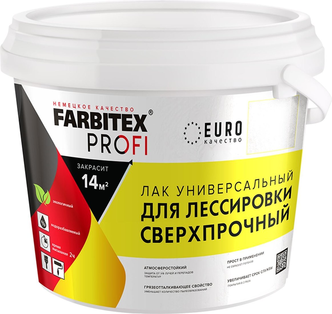 

Лак Farbitex Profi для лессировки универсальный сверхпрочный 0.9 л