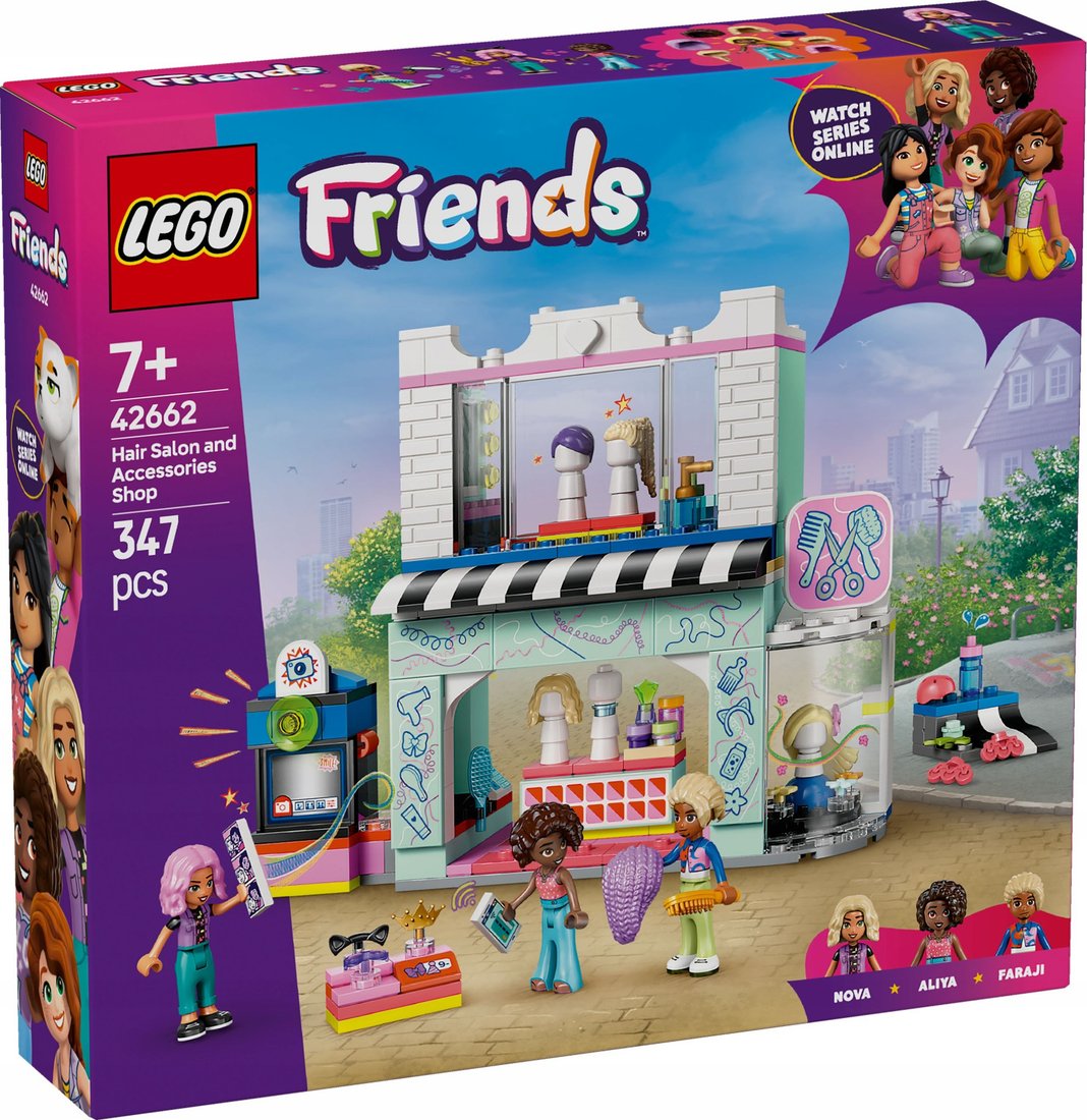 

Конструктор LEGO Friends Парикмахерская и магазин аксессуаров 42662