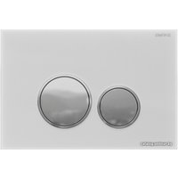 Панель смыва Burke Тип 06 106.WH.1 (белый/хром глянцевый)