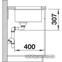 Кухонная мойка Blanco Subline 500-U (антрацит)