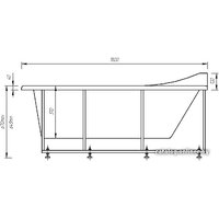 Ванна Aquatek Европа 180x80 L