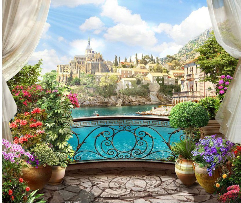 

Фотообои Citydecor Вид из балкона 300x254