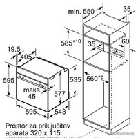 Электрический духовой шкаф Bosch HBG633NB1