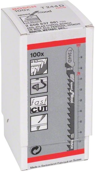 

Набор оснастки для электроинструмента Bosch 2608637881 (100 предметов)