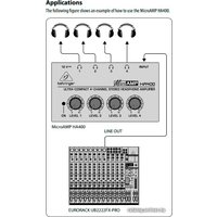 Настольный усилитель Behringer HA400