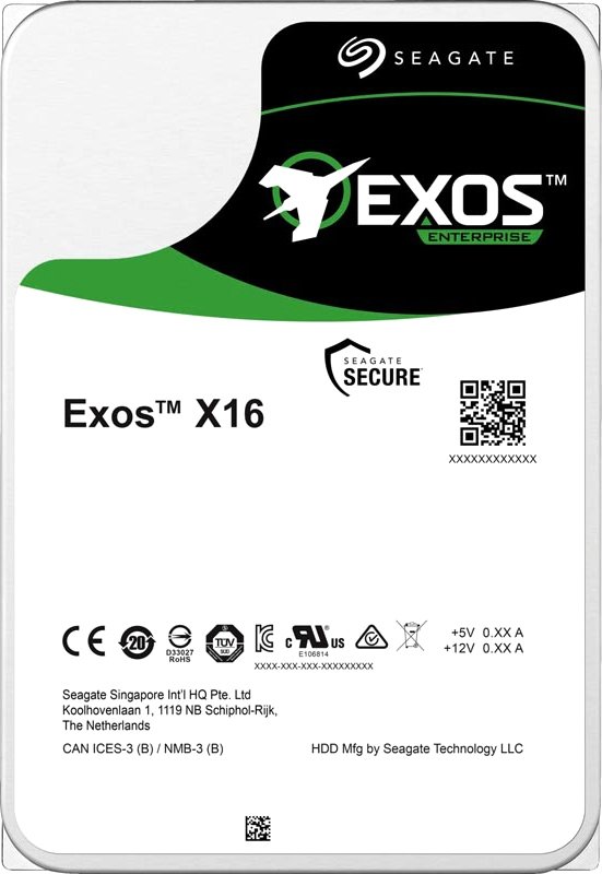 

Жесткий диск Seagate Exos X16 16TB ST16000NM002G