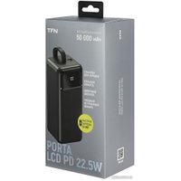 Внешний аккумулятор TFN Porta LCD PD 22.5W 50000mAh (черный)