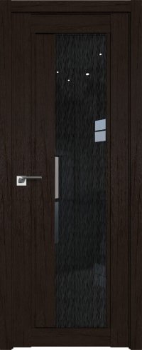 ProfilDoors 2.72XN L 60x200 (дарк браун/стекло дождь черный)