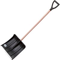 Лопата для уборки снега РусТрейд Снежок ЗИ-00792/ЗИ-00493 (с черенком)