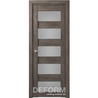 Межкомнатная дверь Юркас Deform D12 ДО 80x200 (дуб шале графит/мателюкс)