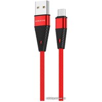 Кабель Borofone BU10 microUSB 1.2 м (красный)