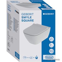 Унитаз подвесной Geberit Smyle Square Rimfree 500.683.00.2